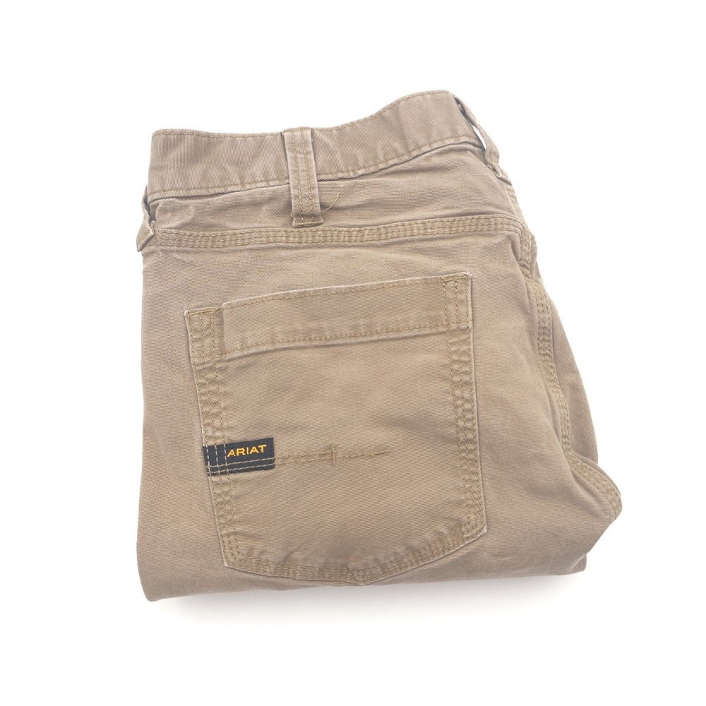 Ariat Rebar‎ M4 Relaxed Straight Work Pants Mens 32x30 Tan Khaki Utility Cargo